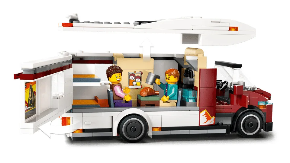 Конструктор LEGO City дом на колесах для отпуска пластик 6+ для девочек и мальчиков
