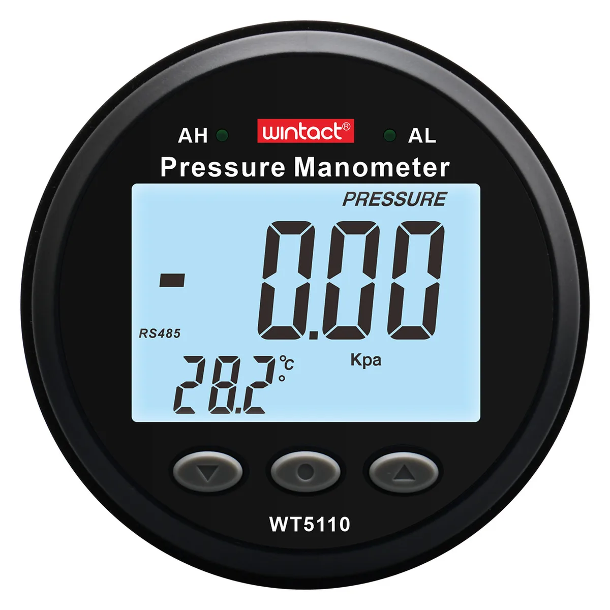 Цифровий диференціальний манометр WINTACT WT5110 50 кПа пластиковий білий