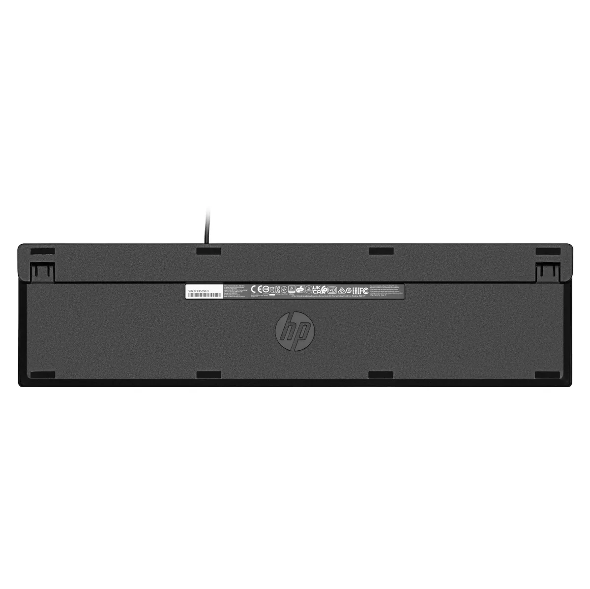 Клавіатура мембранна HP 320K, 109key, USB-A, EN/UK, чорний