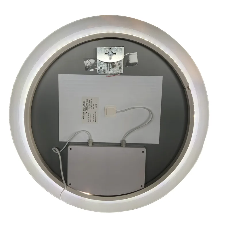 Зеркало настенное LED Zerix SOLO MC01-60 60 см ПВХ безмедное 6000K