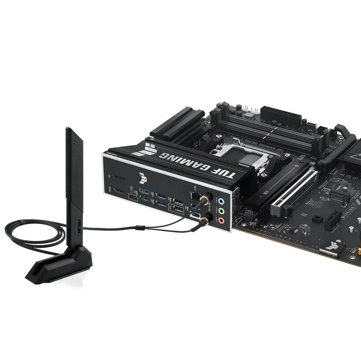 Материнcька плата ASUS TUF GAMING B650E-E WIFI sAM5 B650 4xDDR5 M.2 HDMI DP Wi-Fi BT ATX