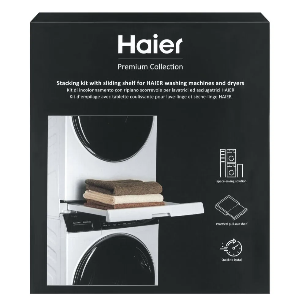 Комплект монтажный Haier для стиральной и сушильной машины 47-60 см белый соединительная планка