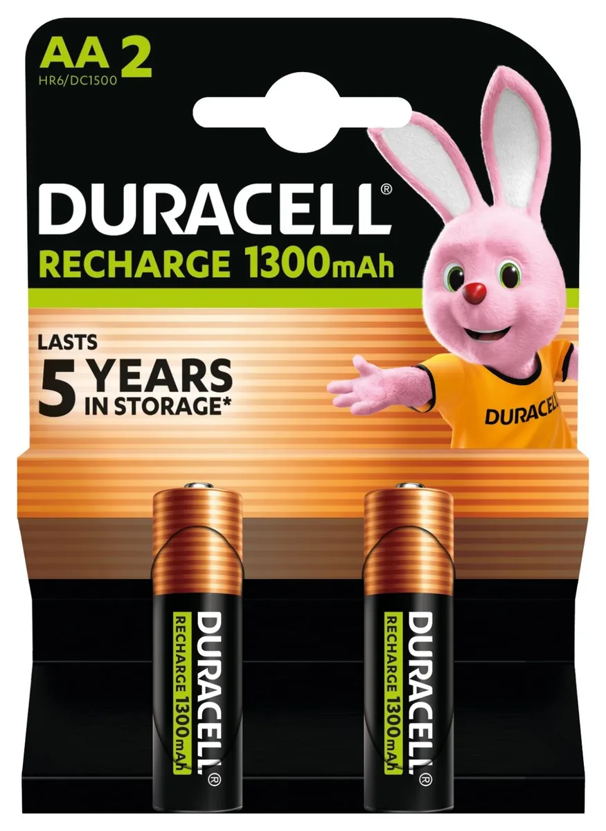 Акумулятори Duracell NiMH AA 1300 mAh 2 шт