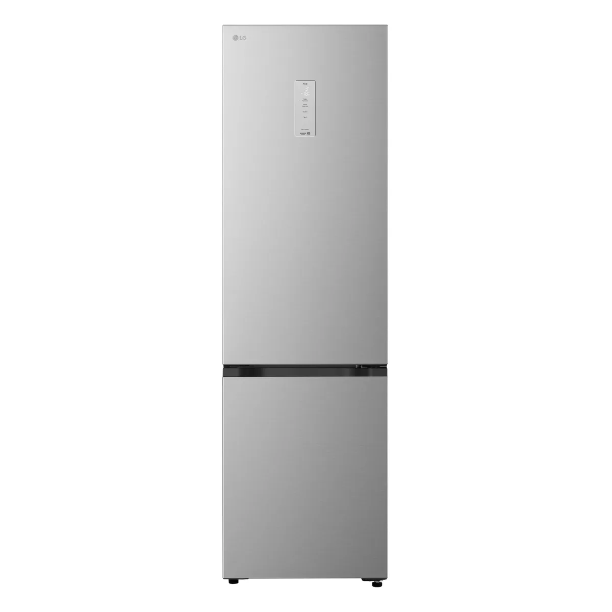 Холодильник LG з нижньою морозильною камерою 375 л Платиново-сріблястий