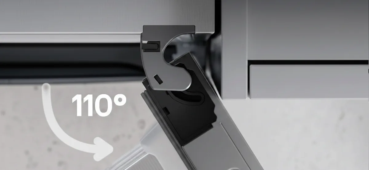 Холодильник LG з нижньою морозильною камерою 375 л Платиново-сріблястий
