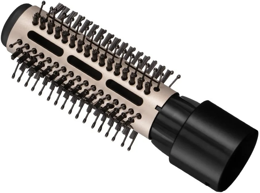 Фен-щетка Remington Coconut Smooth, 1000Вт, 2 режима, ионизация, холодный обдув, 2 насадки, черный с розовым