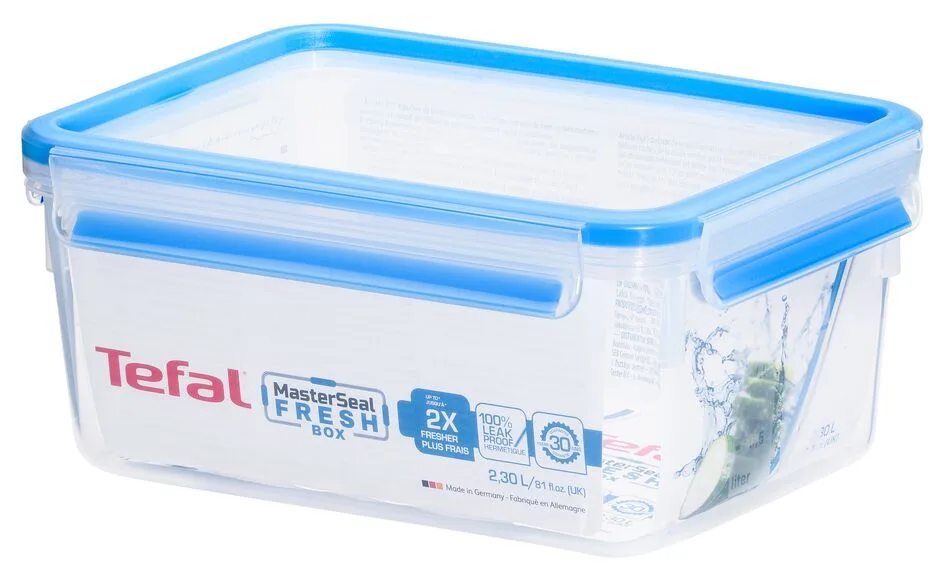 Контейнер Tefal MasterSeal Fresh, об'єм 2.30 л, пластиковий.
