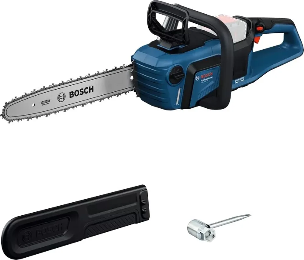 Акумуляторна ланцюгова пила Bosch Professional GKE 18V-40, 18В, 40 см, вага 3.7 кг, без батареї та зарядного пристрою.