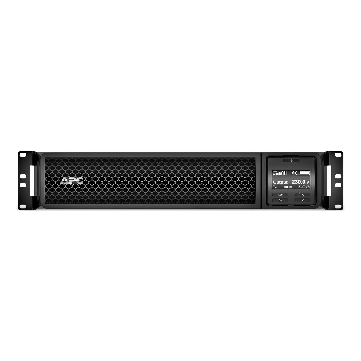 Джерело безперебійного живлення APC 2200VA 1980W RM 2U LCD USB 8xC13 2xC19