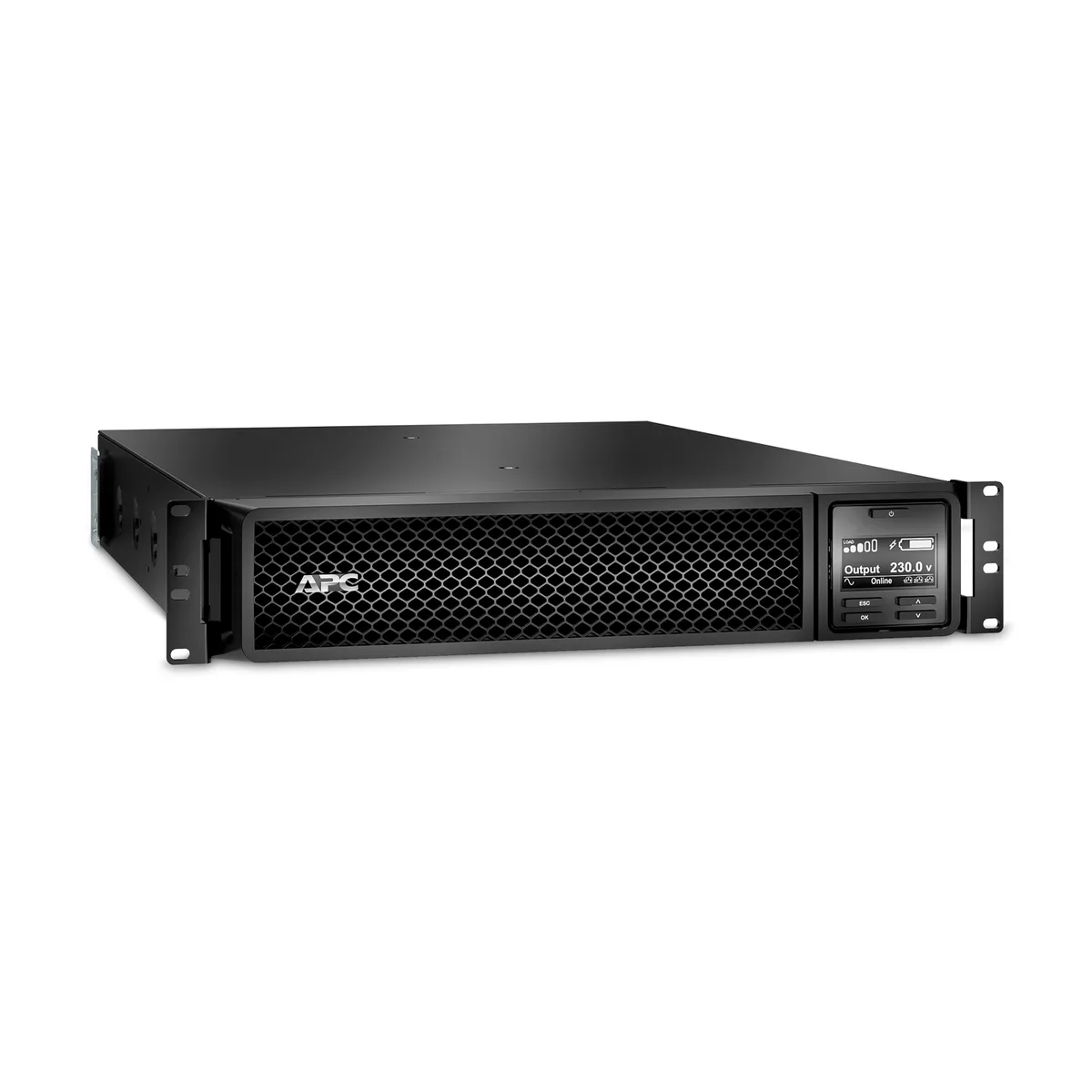 Джерело безперебійного живлення APC 2200VA 1980W RM 2U LCD USB 8xC13 2xC19
