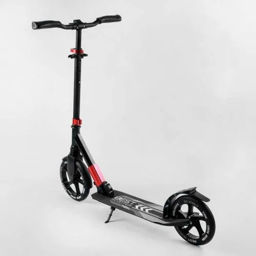Самокат алюмінієвий Best Scooter з PU колесами 230мм для дітей та дорослих міський скейтборд.