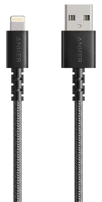 Кабель Anker Lightning USB Type-A 1,8 м Чорний