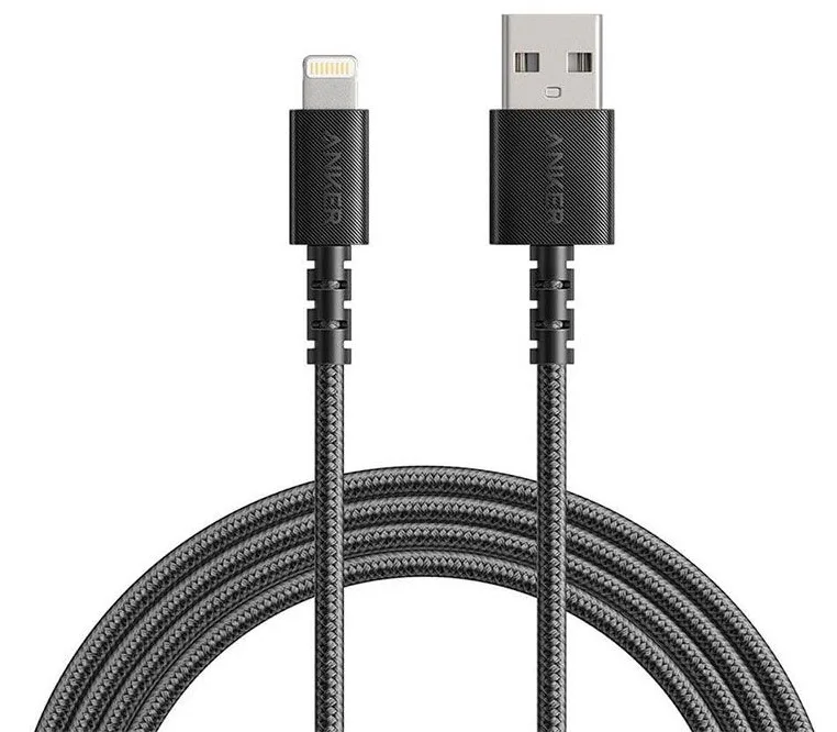 Кабель Anker Lightning USB Type-A 1,8 м Чорний