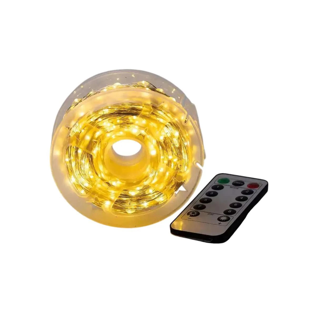 Гірлянда світлодіодна 100 м жовта 1000 LED з пультом ДУ