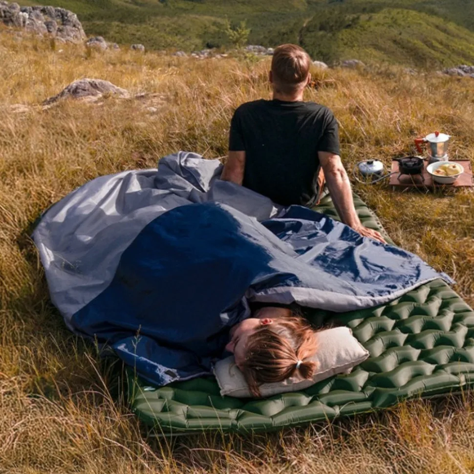 Спальный мешок Naturehike полиэстер 205х85 см XL синий