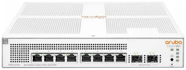Комутатор HPE Aruba Instant On 1930, 8xGE, 2xGE SFP ports, PoE Сlass 4 124W, LT Warranty