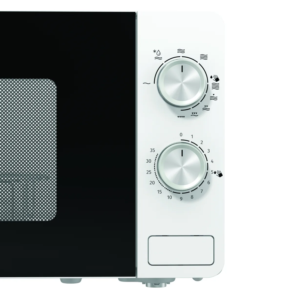 Мікрохвильова піч Gorenje, 20л, механічне управління, 800Вт, функція гриля, білий колір.