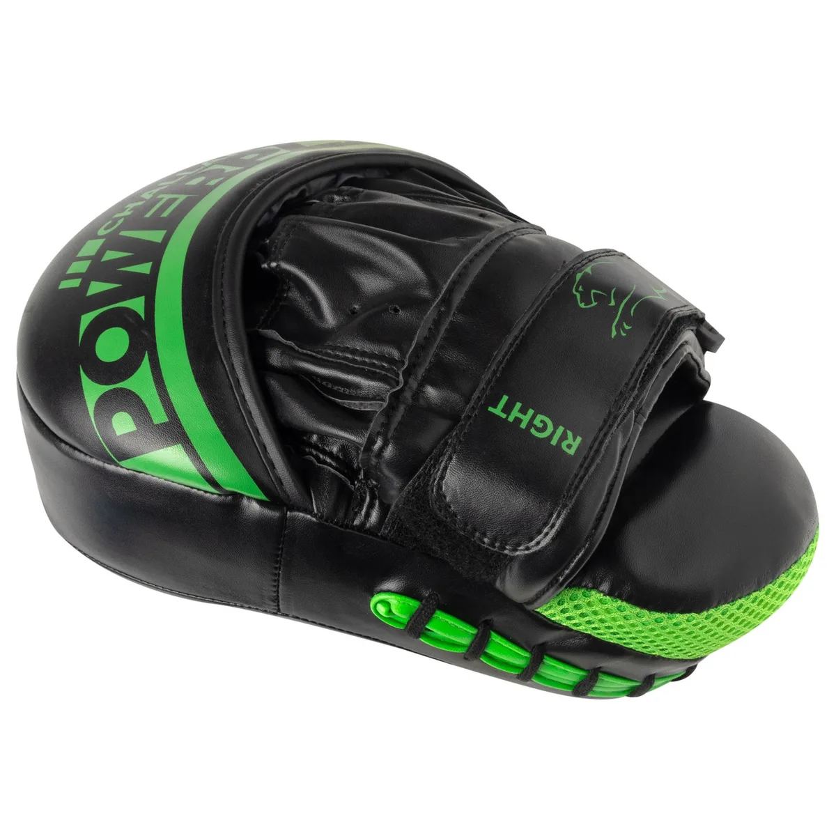 Боксерские лапы Active Point PU 22х19 см Черно-Зеленые