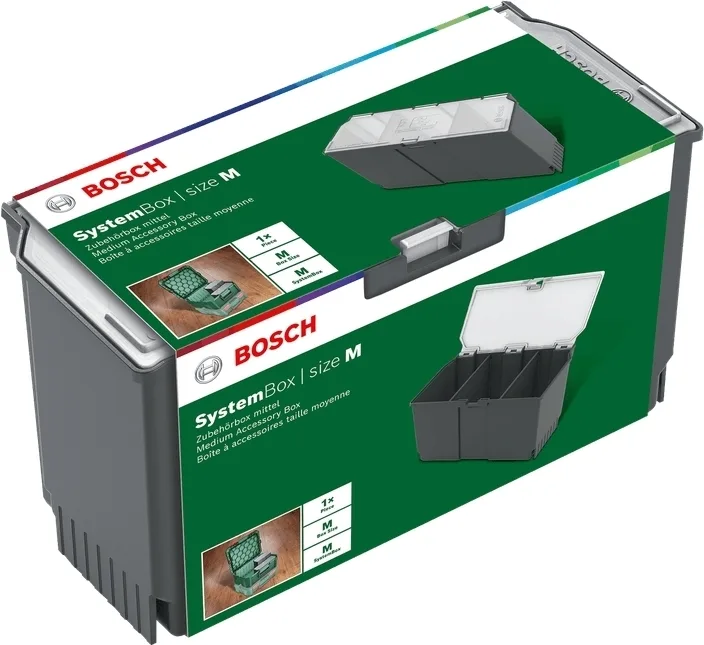 Контейнер для инструмента Bosch SystemBox M, 235x105x133мм, 02кг