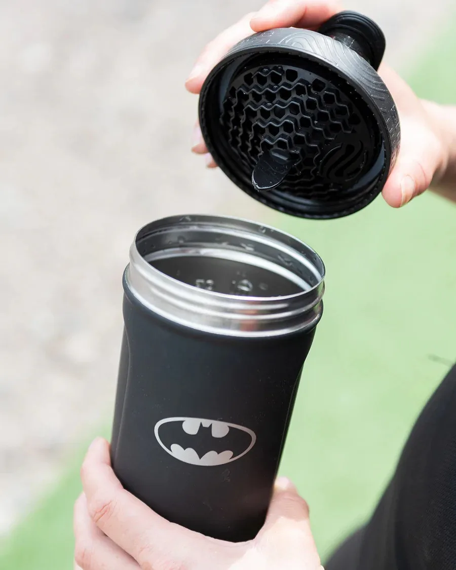 Шейкер спортивний SmartShake нержавіюча сталь 900 мл чорний
