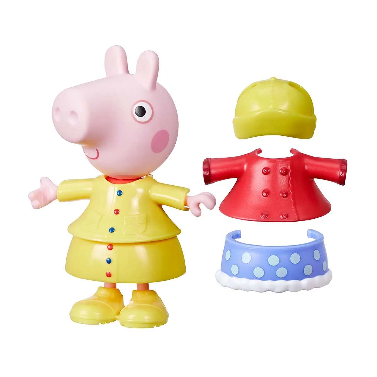 Ігровий набір Peppa Pig полімер 15 см кораловий блакитний жовтий