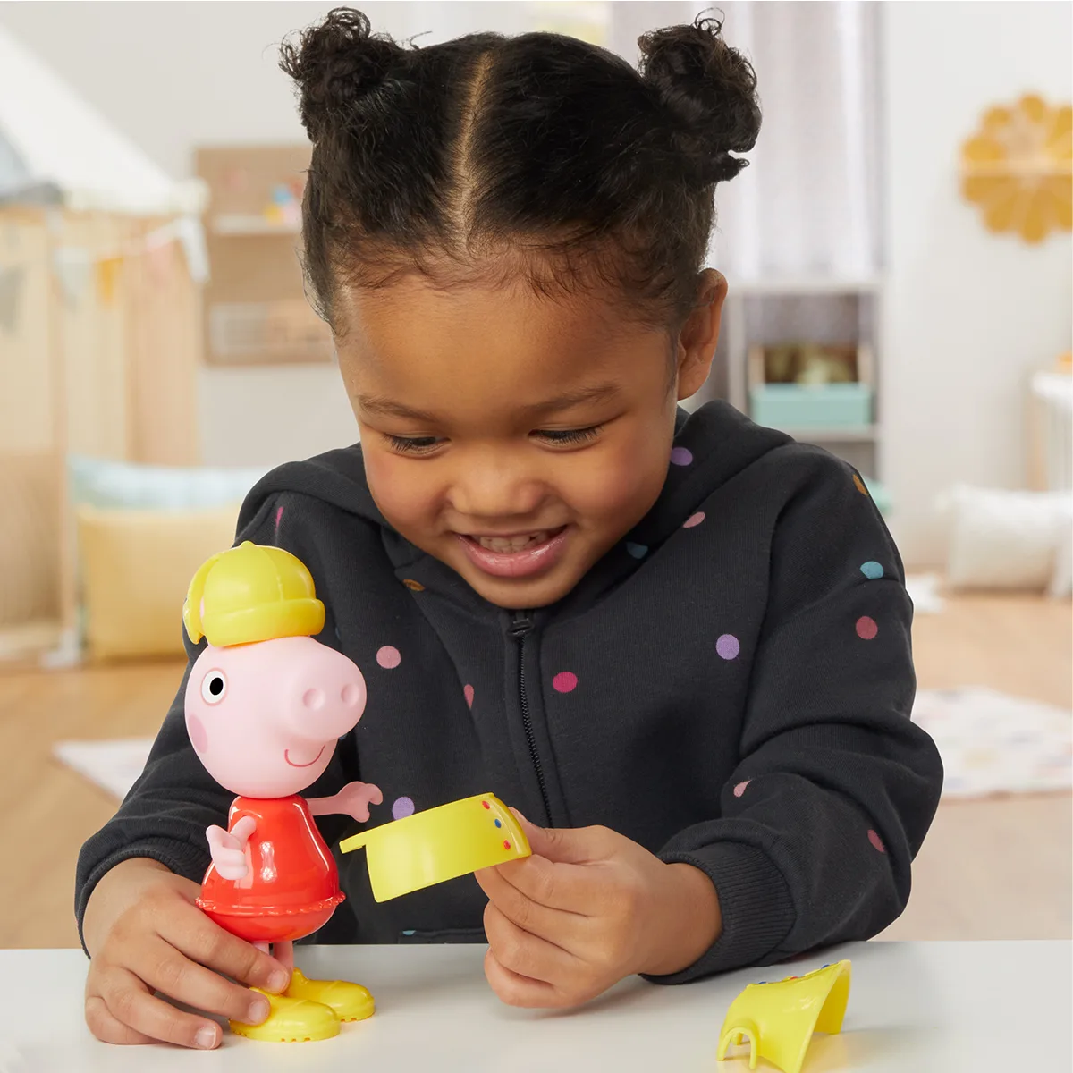 Ігровий набір Peppa Pig полімер 15 см кораловий блакитний жовтий