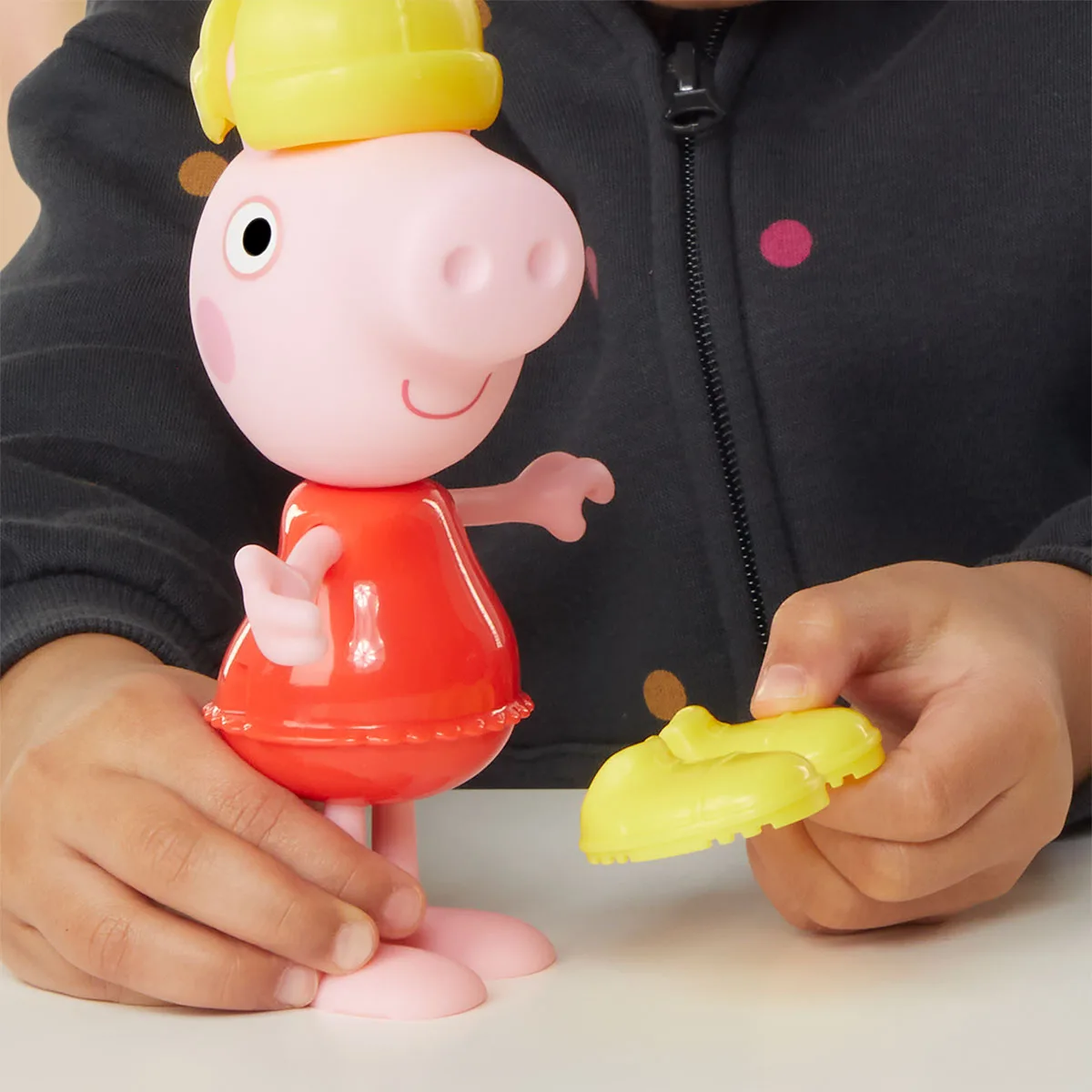 Ігровий набір Peppa Pig полімер 15 см кораловий блакитний жовтий