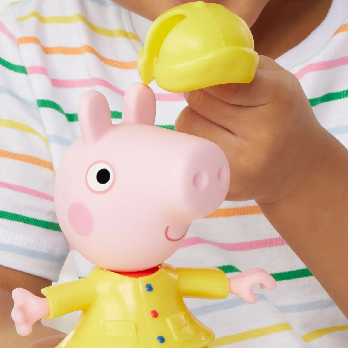 Ігровий набір Peppa Pig полімер 15 см кораловий блакитний жовтий