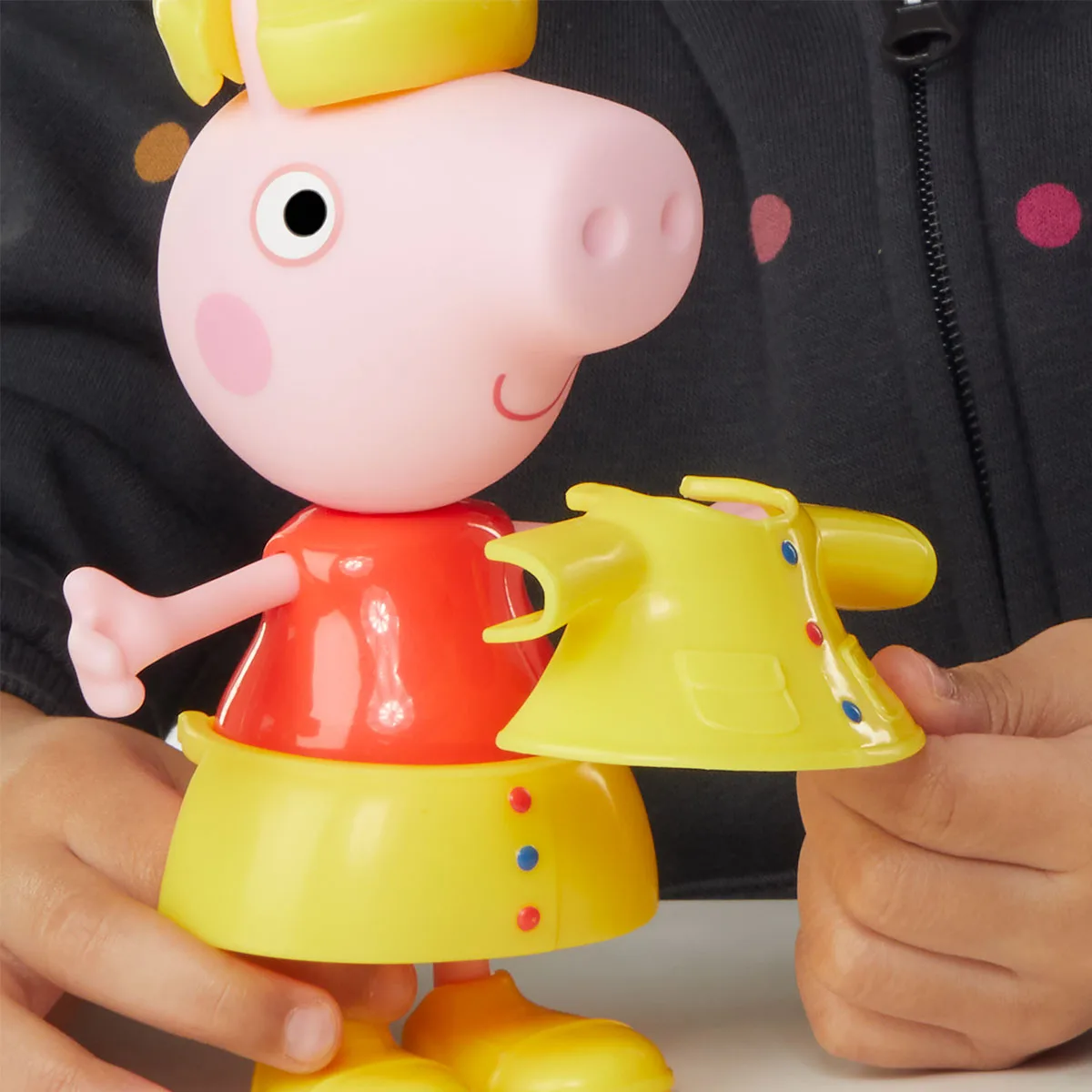 Ігровий набір Peppa Pig полімер 15 см кораловий блакитний жовтий