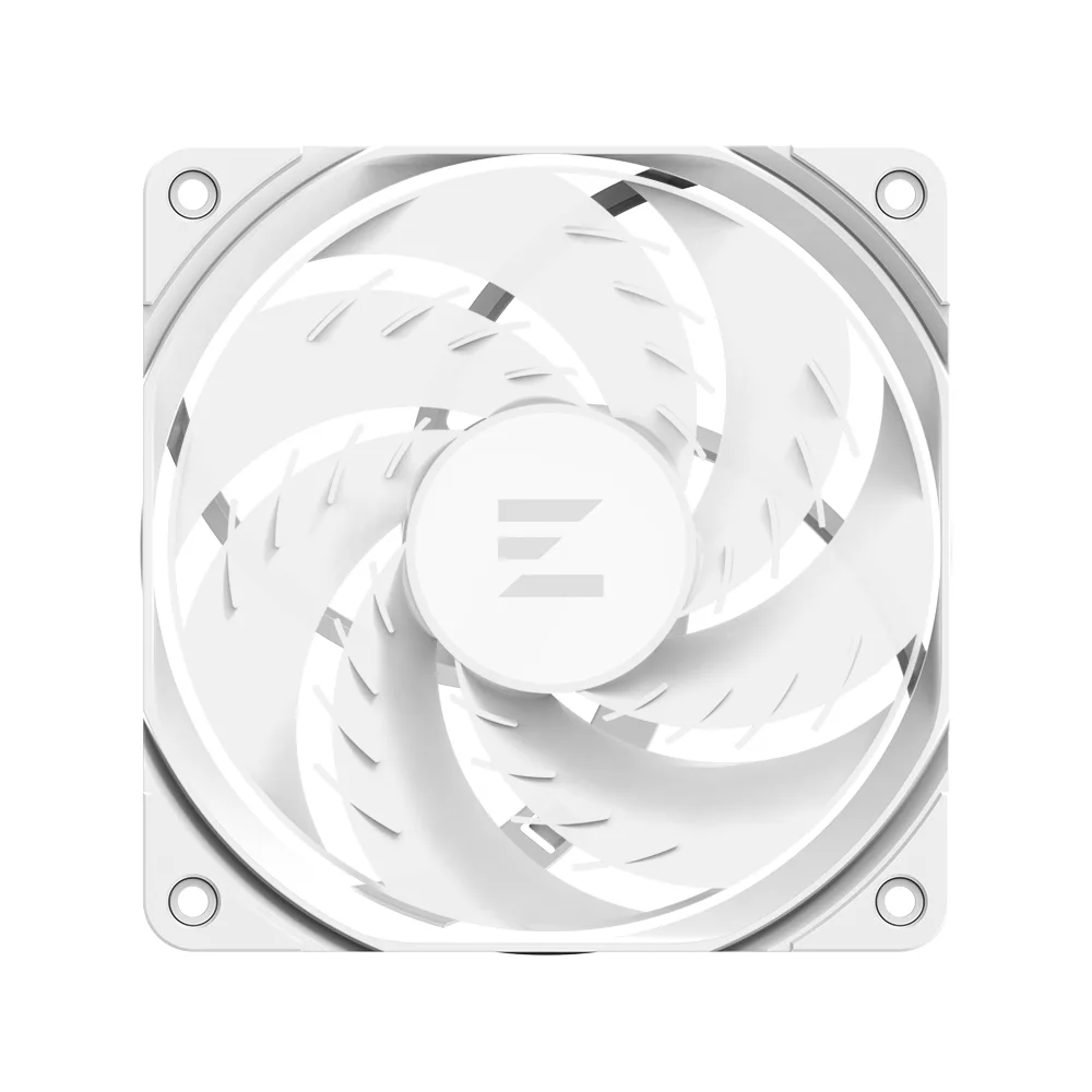 Корпусный вентилятор Zalman AF120R ARGB 120мм, 800-1500 об/мин, 4pin, PWM, 3pin+5V ARGB, 24,3 дБа, белый.