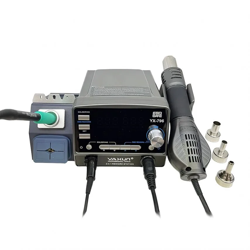 Паяльная станция Yaxun 460W 200-450°C фен 100-500°C 120 л/мин
