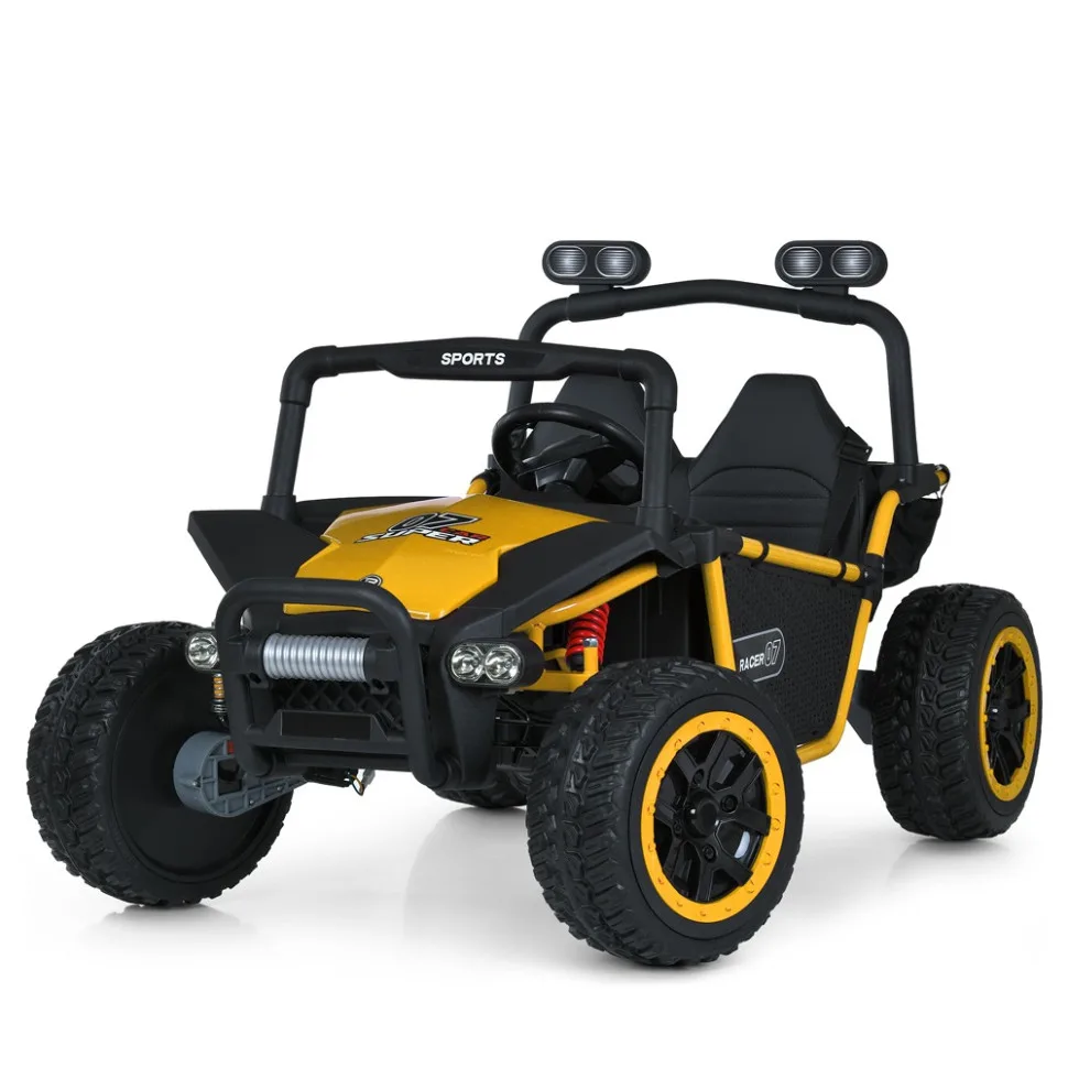 Дитячий електромобіль Bambi Racer Шкіряне сидіння 24V Червоний