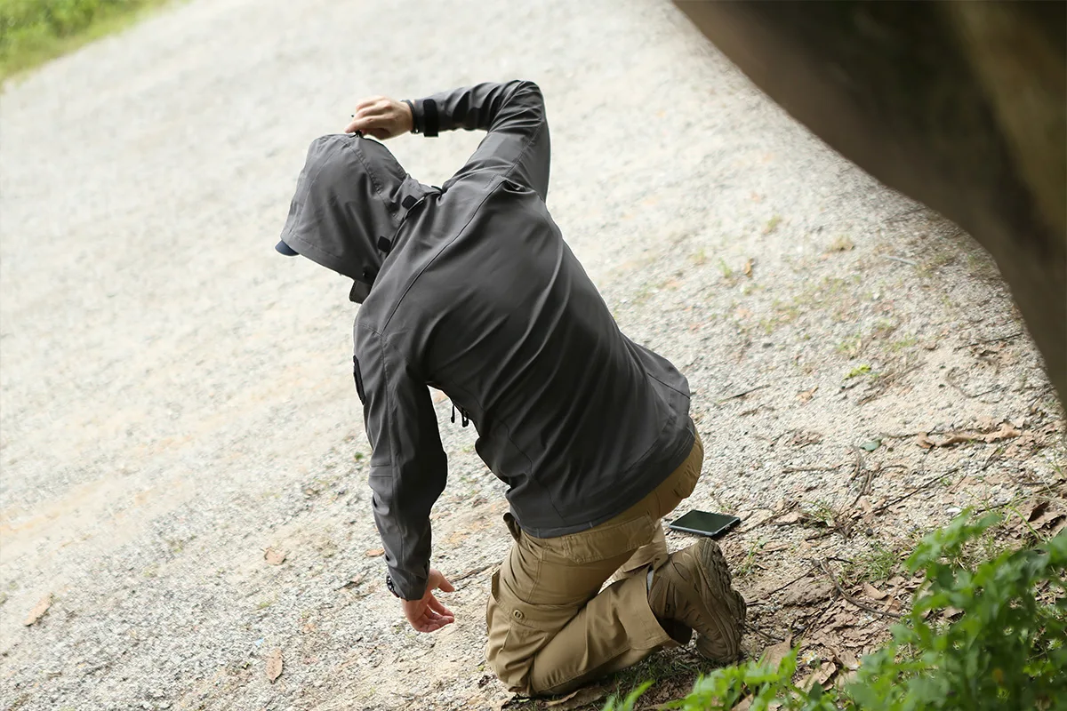 Куртка Emerson вітровка soft-shell S Сіра