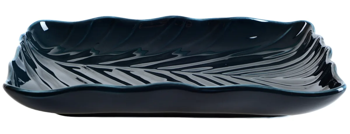 Блюдо Limited Edition порцеляна 24,5х17 см чорне