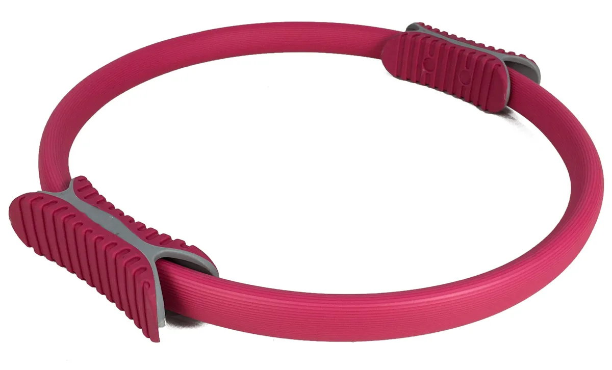 Кільце для пілатесу EasyFit поліпропілен 38 см рожеве