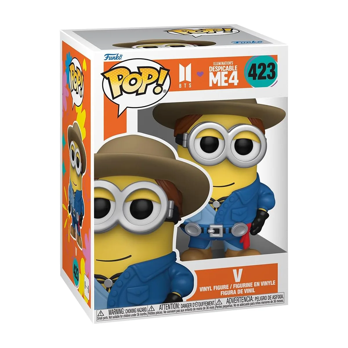 Ігрова фігурка Funko POP! вініл 11,4 см Minions x BTS Ві