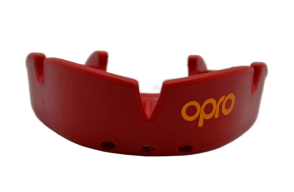 Капа OPRO термопластик доросла 11+ червона