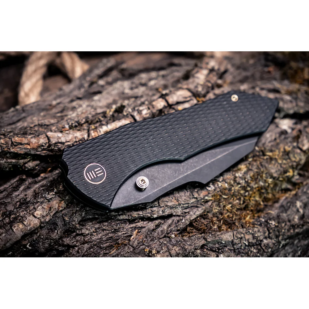 Складаний ніж Weknife CPM 20CV 207 мм Чорний Титан
