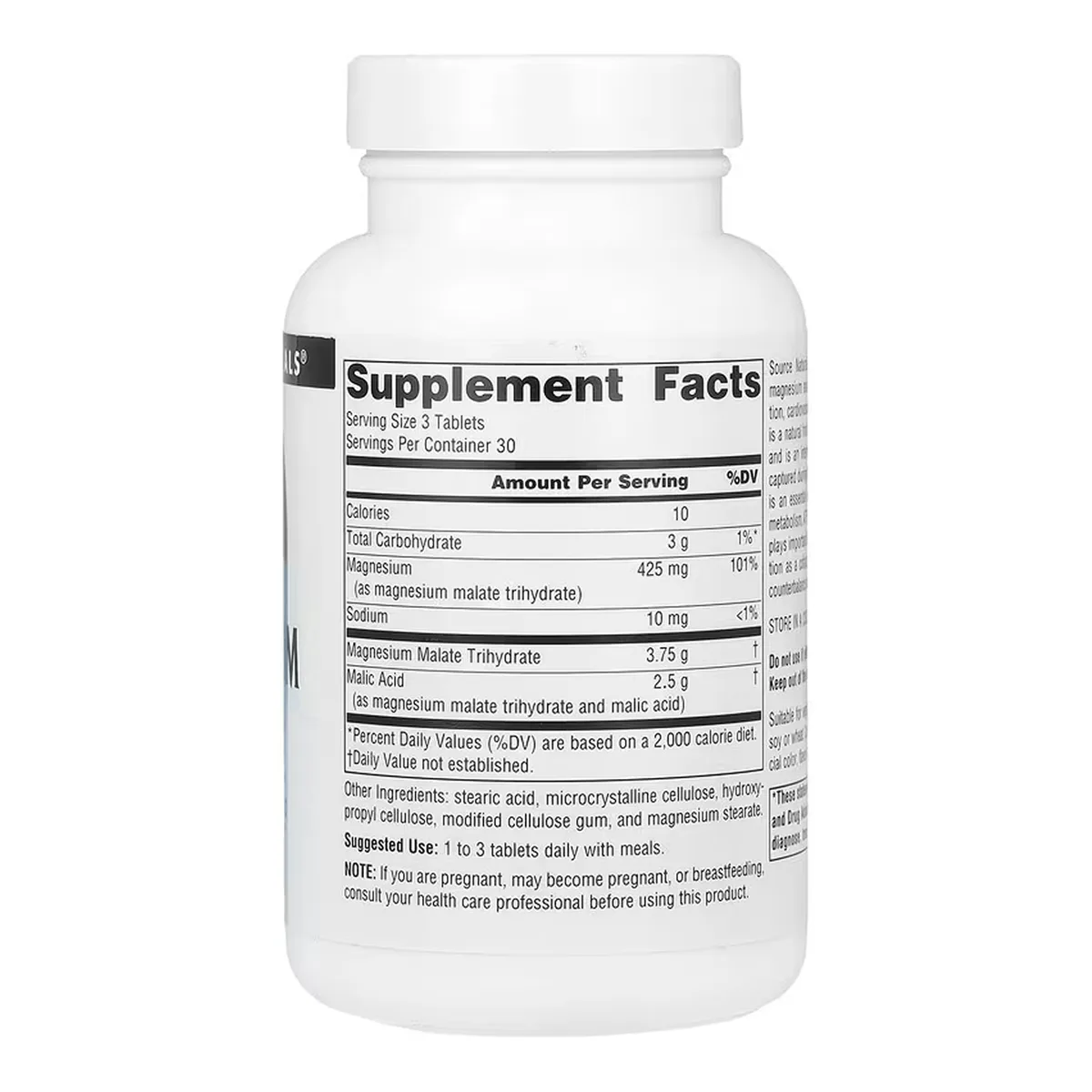 Малат магнію Source Naturals 1250 мг 90 таблеток