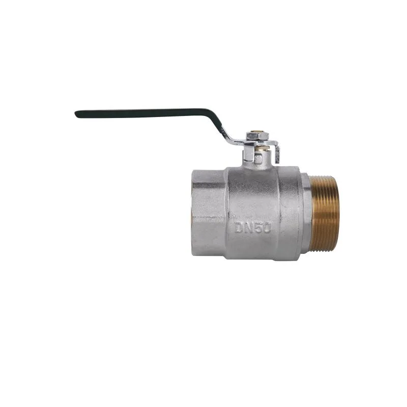 Кран кульовий 2"x2" важільний латунний для води Thermo Alliance Base 200х75х115 мм