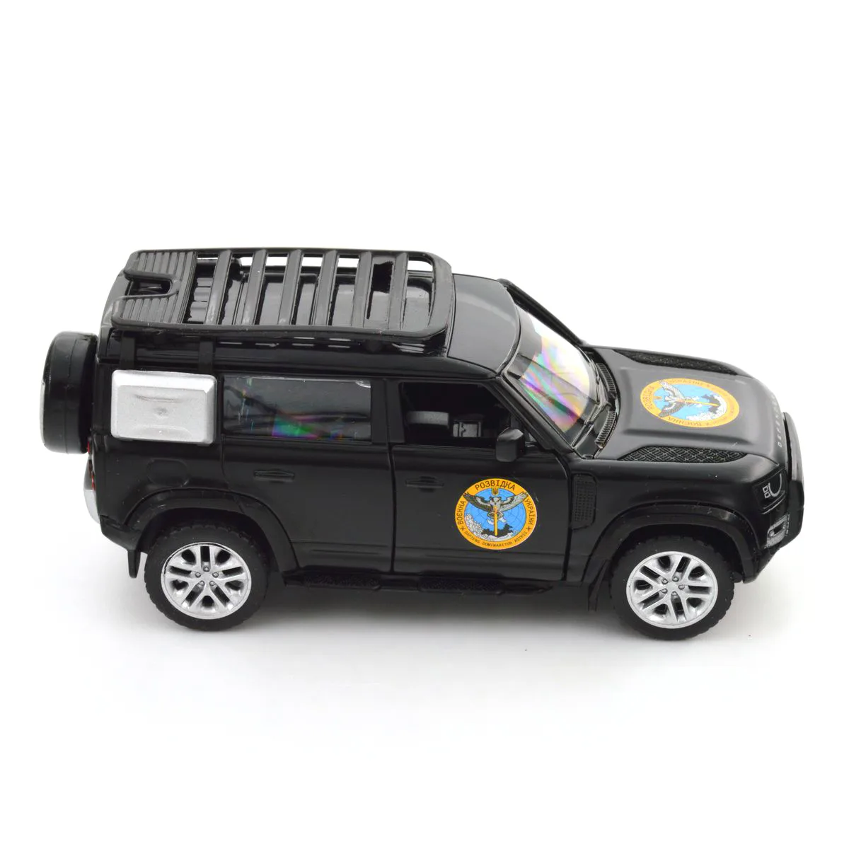 Автомодель TechnoDrive металл 1 43 Шевроны Героев зеленая
