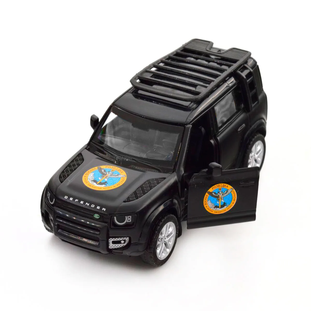 Автомодель TechnoDrive металл 1 43 Шевроны Героев зеленая