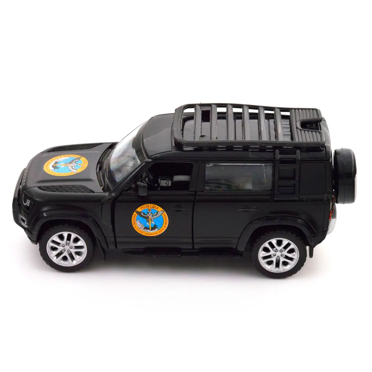 Автомодель TechnoDrive металл 1 43 Шевроны Героев зеленая