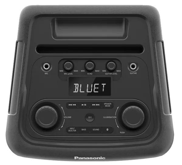 Мінісистема Panasonic 300 Вт чорна Bluetooth USB AUX