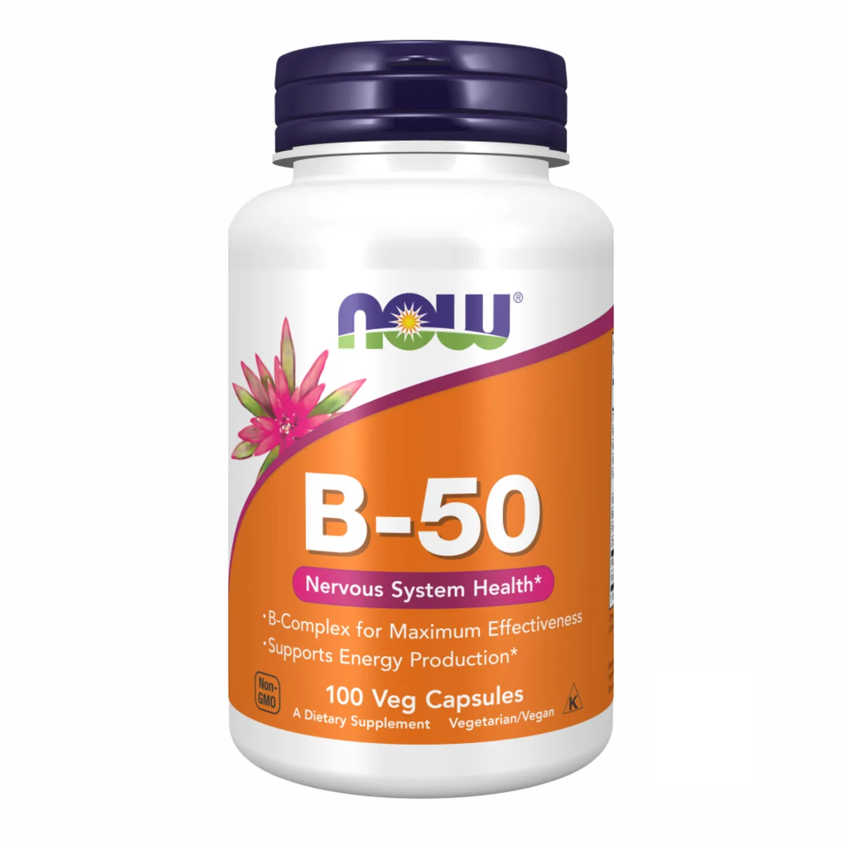 Комплекс витаминов группы B Now Foods 100 капсул веганский