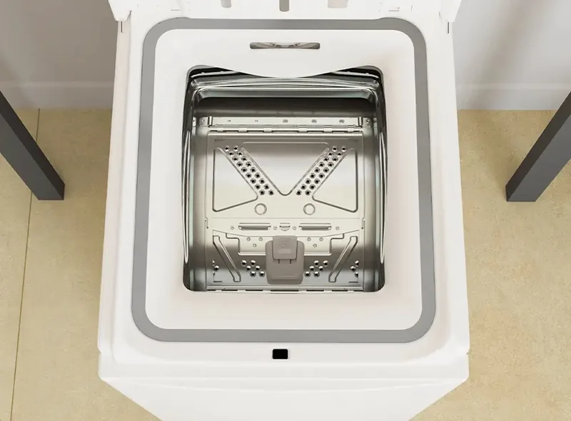 Пральна машина Whirlpool Нержавіюча сталь 40х90х60 см Білий 6 кг 1000 об/хв
