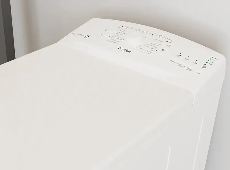 Пральна машина Whirlpool Нержавіюча сталь 40х90х60 см Білий 6 кг 1000 об/хв