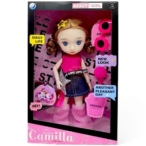 Лялька шарнірна Camilla Beauty Girl 30 см з аксесуарами для дівчаток старше 3-х років