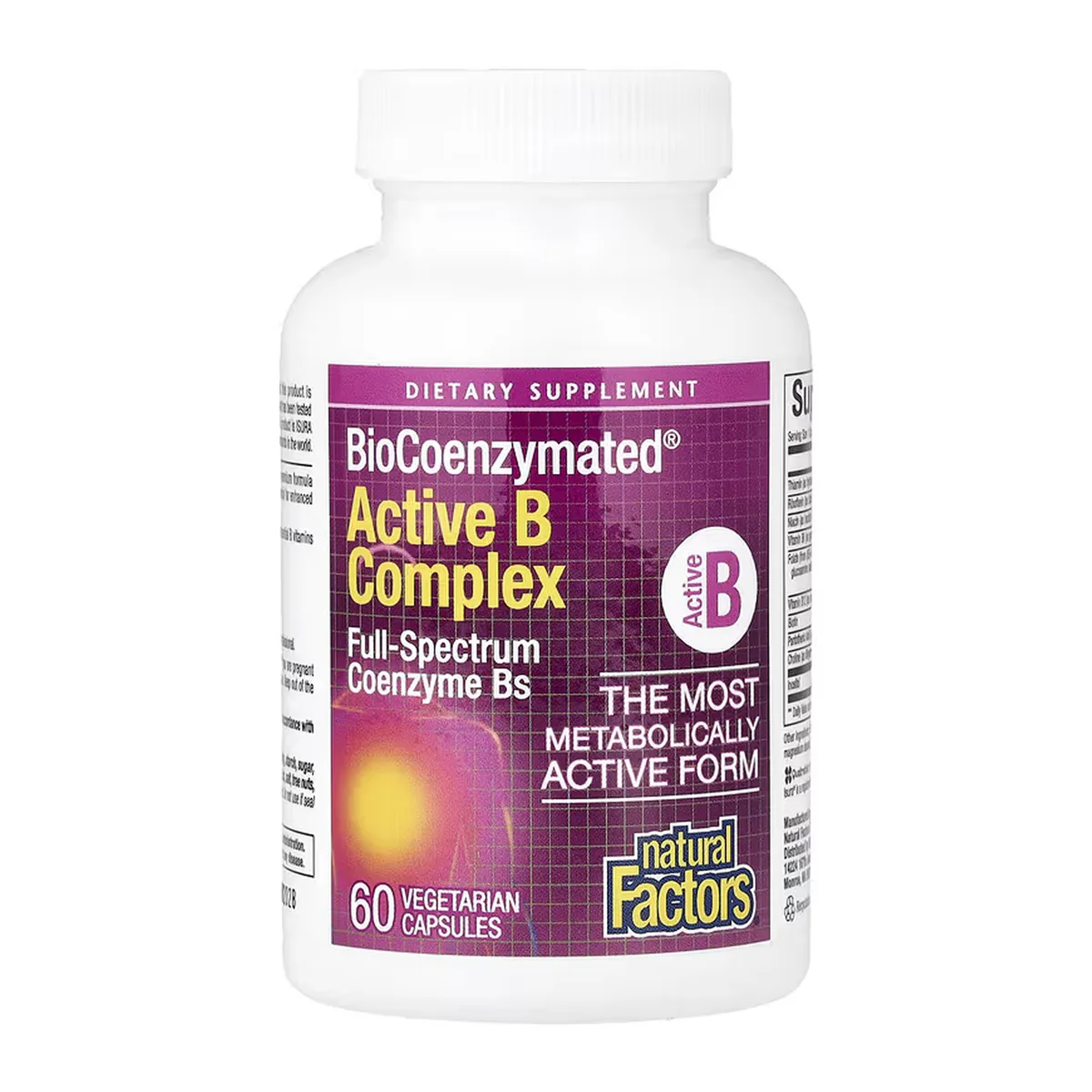 BioCoenzymated Active B Complex Вегетаріанські капсули 60 шт