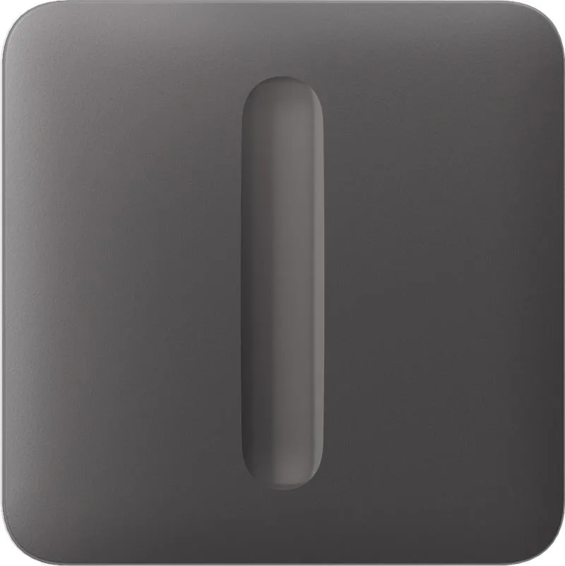 Кнопка для одноклавішного вимикача димера Ajax SoloButton Dimmer 1-gang 2-way for LightSwitch, Jeweler, бездротовий, grey